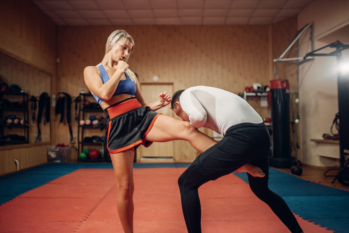 Kickboxen Teens Selbstverteidigung Kampfsport